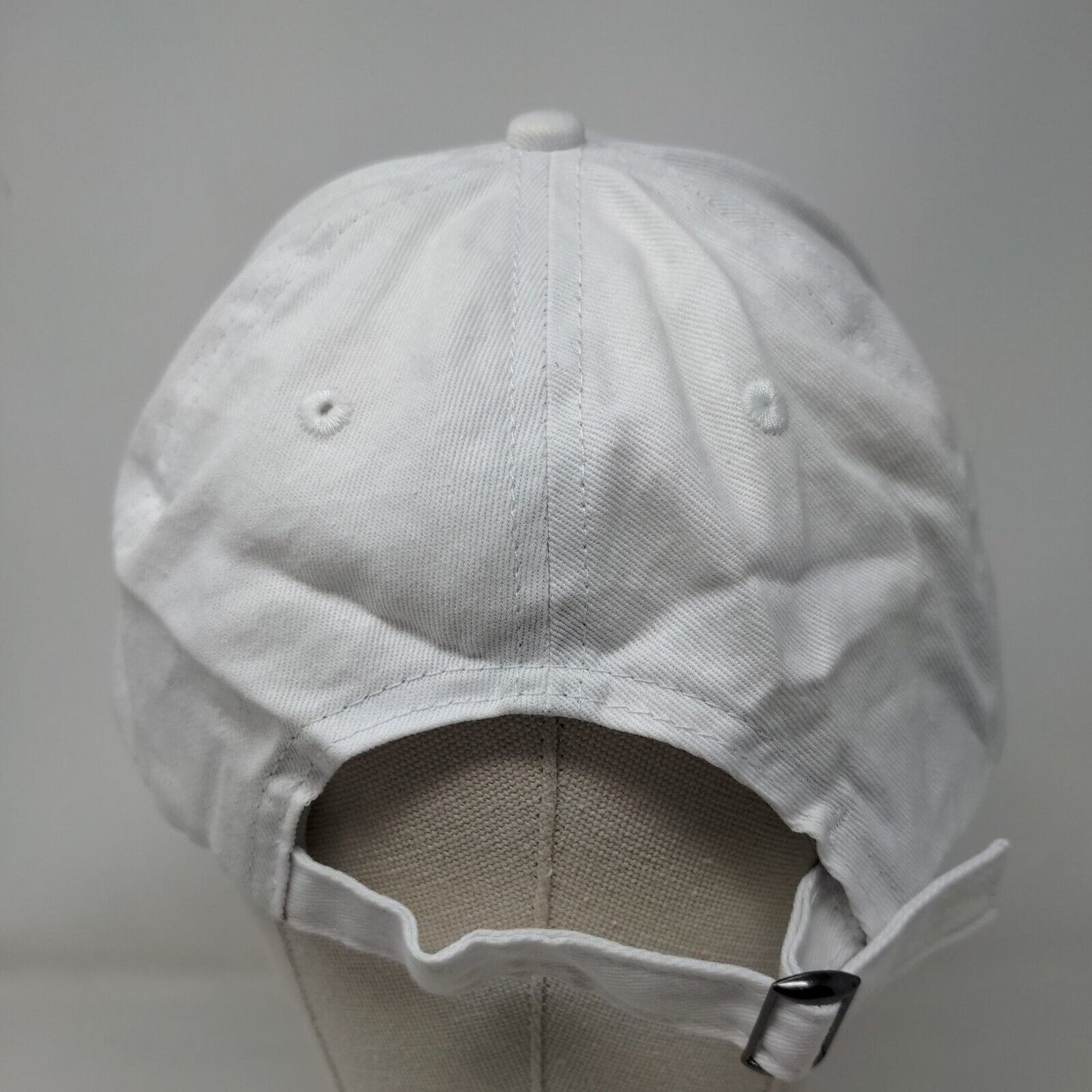 US Med Savers Slideback Hat White One Size Adjustable Vented Hole Promotique