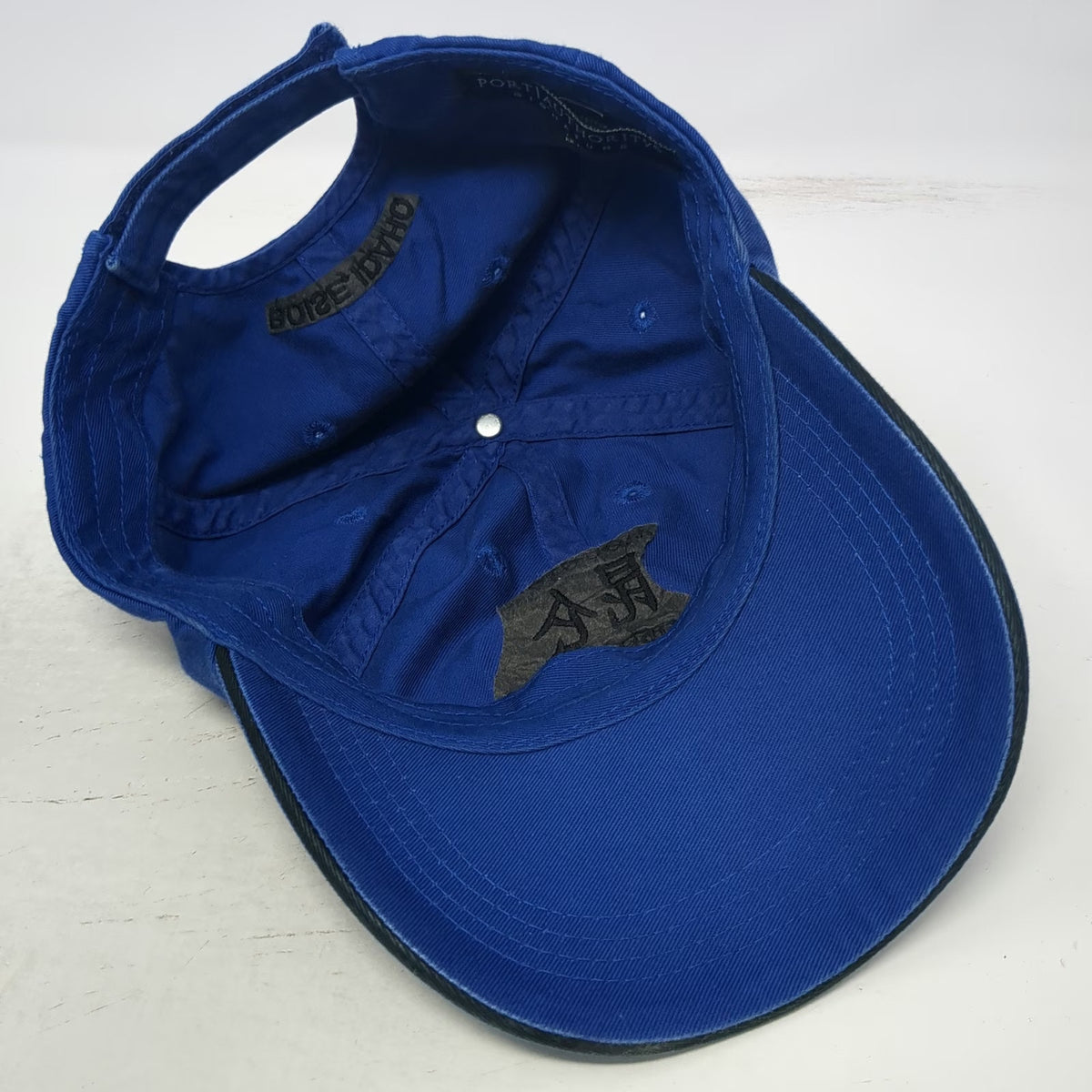 Port Authority Baseball Cap Blue One Size Mountain Acupuncture Boise Idaho Hat