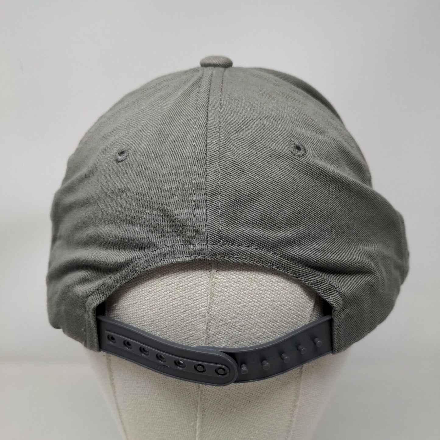 First Mate Snapback Hat Gray One Size Embroidered Adjustable Yupoong