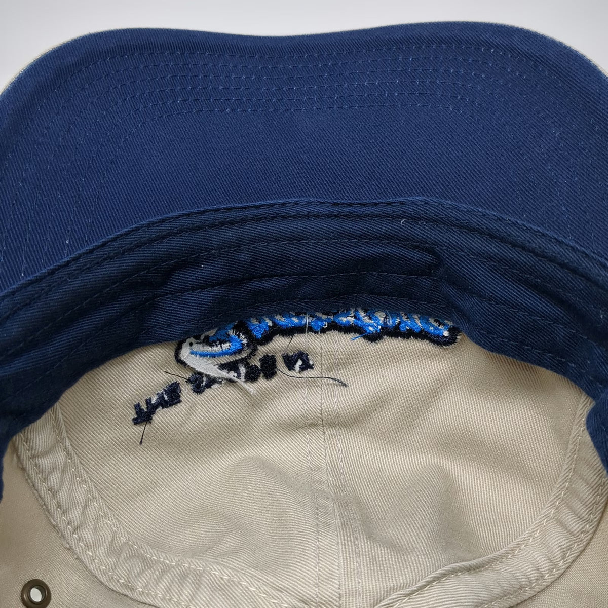 Richardson Baseball Cap Beige One Size Shops at Riverstone Slideback Logo Hat