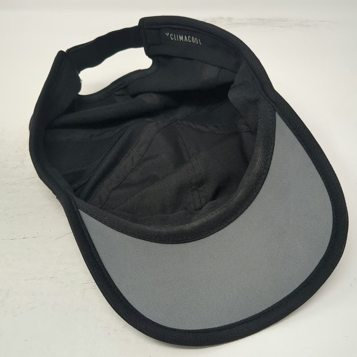 Adidas Baseball Cap Black One Size Adizero Climacool Curved Brim Slideback Hat