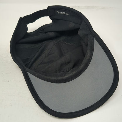 Adidas Baseball Cap Black One Size Adizero Climacool Curved Brim Slideback Hat