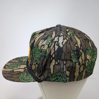 Cobra Caps 5 Panel Brown Camo Engineered Lumber Georgia-Pacific Hat One Size