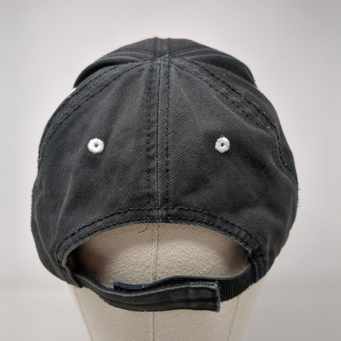 UDY Cattle Co Strapback Hat Black OSFA Adjustable Embroidered Otto