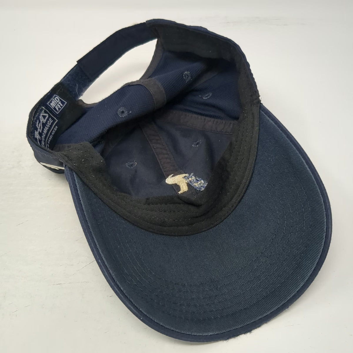 Ahead Baseball Cap Blue One Size Peacock Staff Performance Strapback Golf Hat