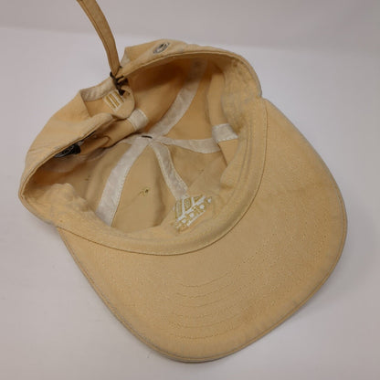 Adidas 3 Stripes Slideback Hat Tan One Size Adjustable Embroidered