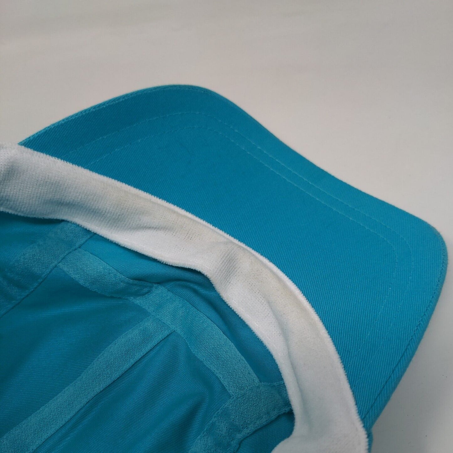 Faded Glory Strapback 5 Panel Cap Blue One Size Adjustable Vented Holes Blank