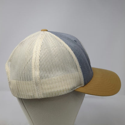 Richardson Trucker Hat Blue Yellow White L Payette Brewing Co Snapback Patch