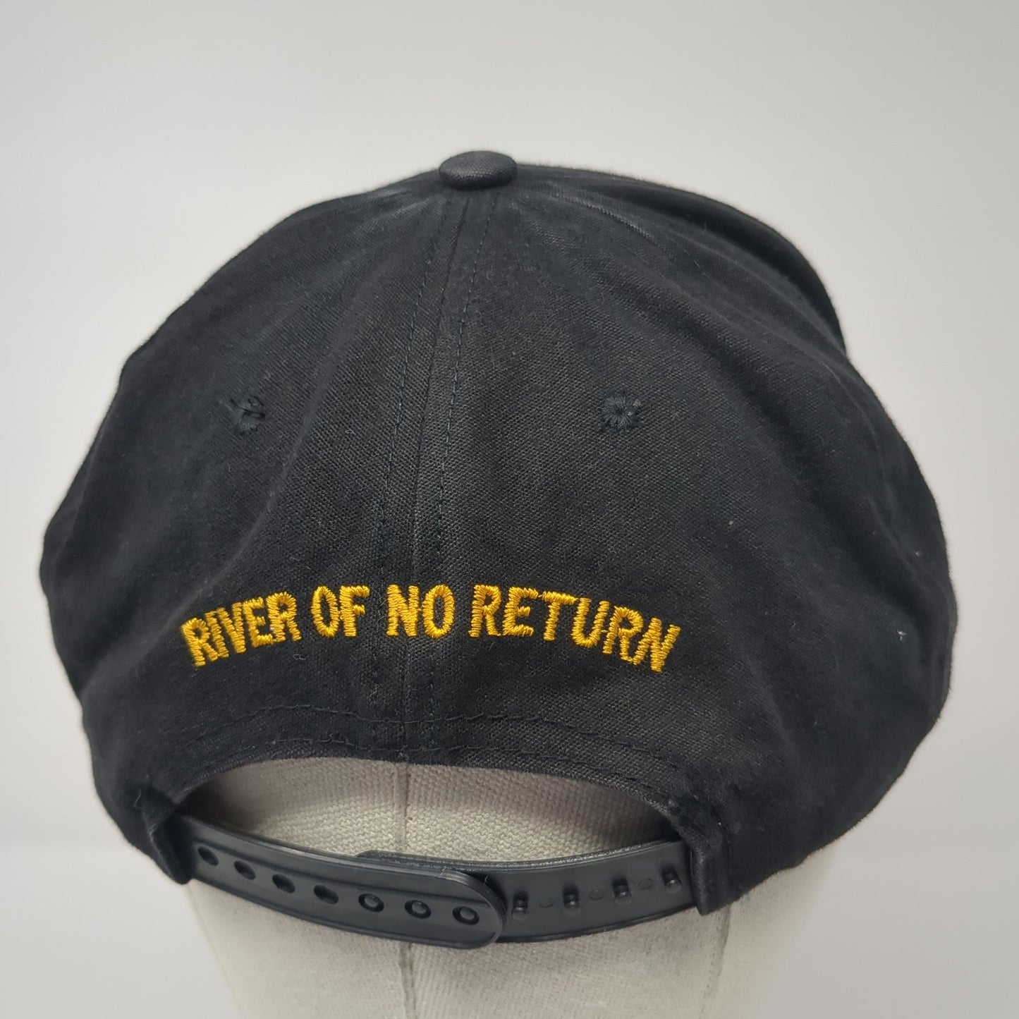 Mackay Bar Snapback Hat Black One Size River Of No Return Cameo Outdoor