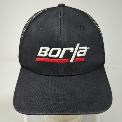 Borla Trucker Hat Black One Size Mesh Back Performance Exhaust Logo Snapback
