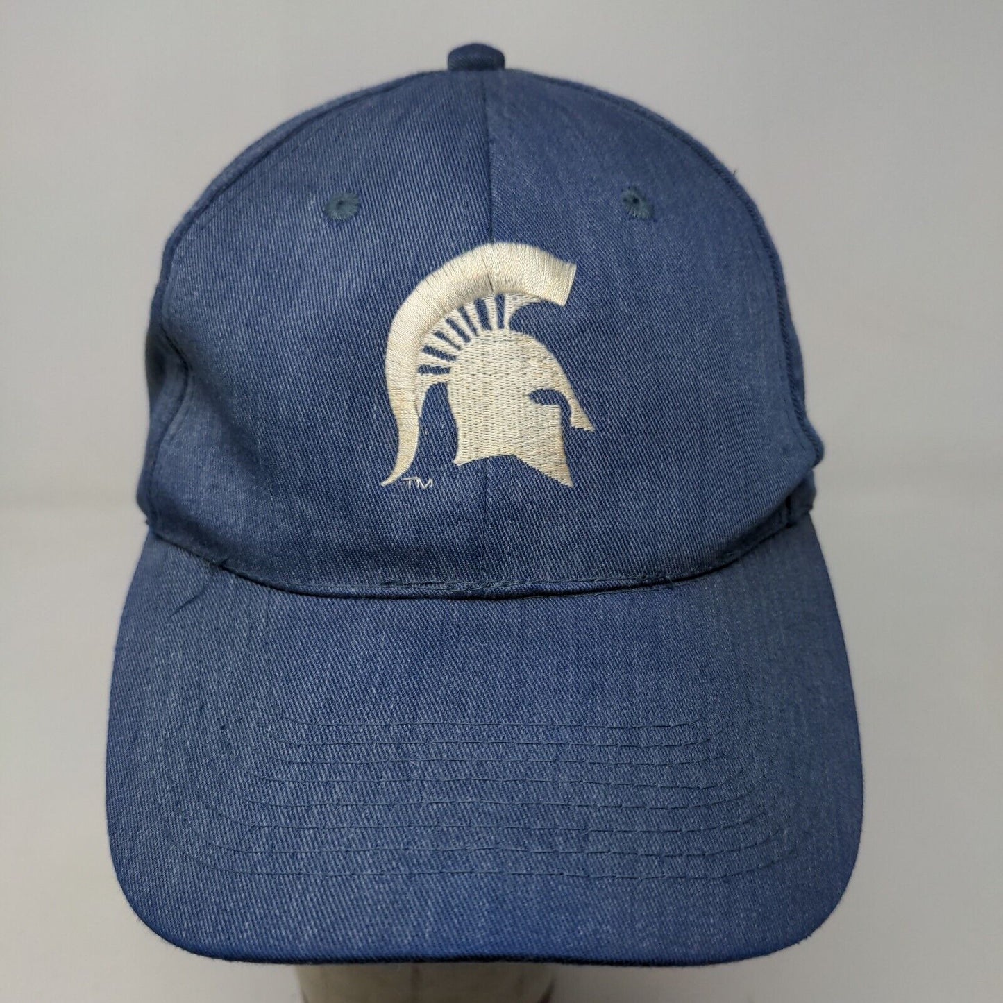 Unbranded Men's Snapback Hat Blue Green Adjustable Embroidered Trojan Logo
