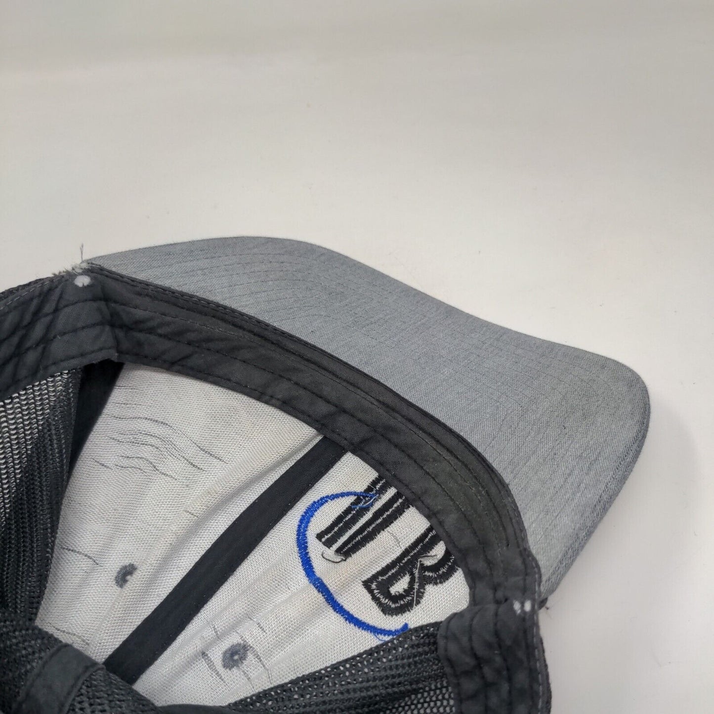 ILB Electric Snapback Mesh Back Trucker Hat Gray One Size Embroidered