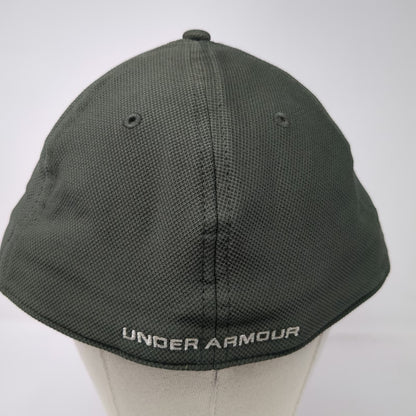 Under Armour Baseball Cap Green XL Embroidered Logo Stretch Fit Athletic hat