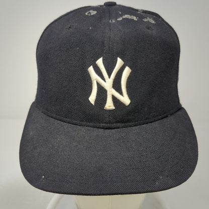 New York Yankees MLB New Era Baseball Cap Blue 6 7/8 Wool Diamond Collection Hat