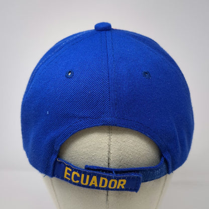 Baseball Cap Blue Red Yellow One Size Ecuador Embroidery Strapback Flag Hat