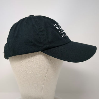 Yupoong Academy Museum Los Angeles Baseball Cap Hat Black One Size Cotton Strap