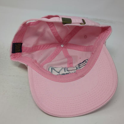 BCM Engineers ATC Logo Baseball Cap Pink OSFM Slideback Cotton Adjustable Hat
