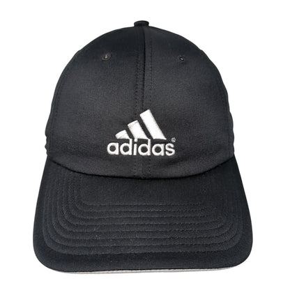 Adidas Slideback Hat Black OSFA Embroidered Adjustable 3 Stripes