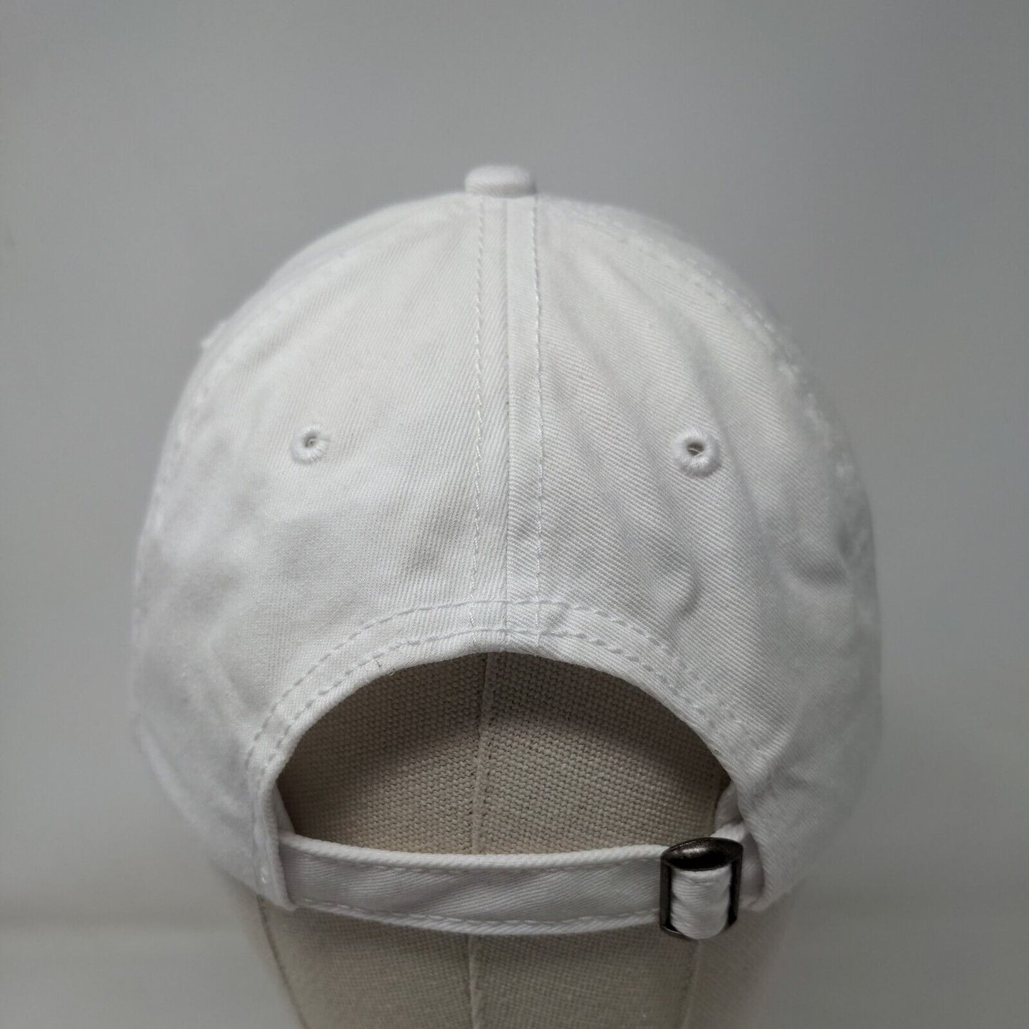 Baptist Health Slideback Hat White OSFA Embroidered Vented Holes 6 Panel