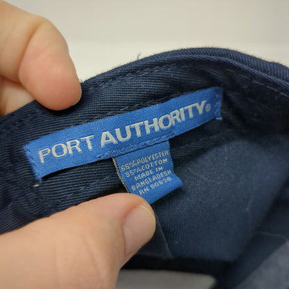 Port Authority Snapback Blue Hat One Size GTS Embroidered Logo Structured Crown