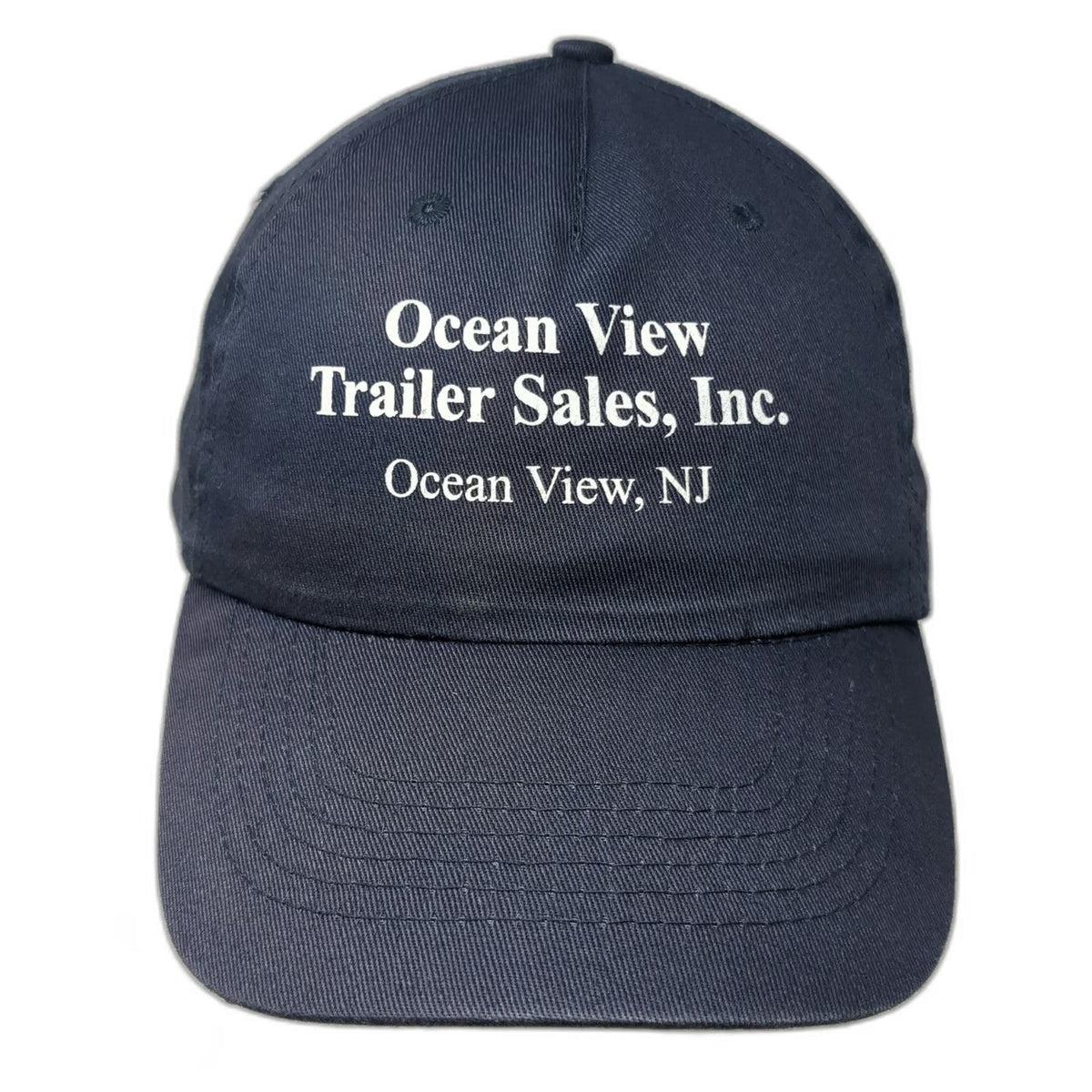 Hitwear 5 Panel Blue One Size Ocean View Trailer Sales NJ Cotton Strapback Hat
