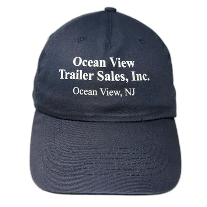 Hitwear 5 Panel Blue One Size Ocean View Trailer Sales NJ Cotton Strapback Hat