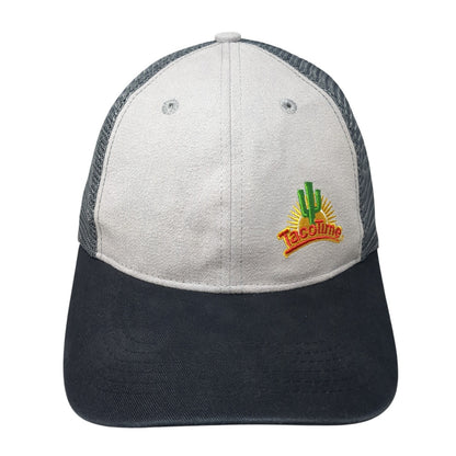 TasoTime Snapback Trucker Hat Gray One Size Adjustable Embroidered Mesh Back