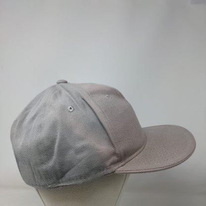 Hatco Fitted Hat Gray 7 1/2 Premium Original Flat 6 Panel Blank