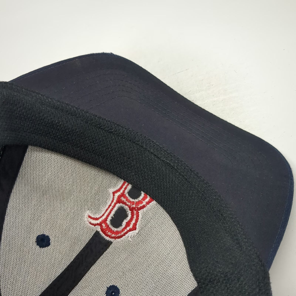 Boston Red Sox MLB OC Sports Baseball Cap Hat Blue One Size Mesh Logo Strapback
