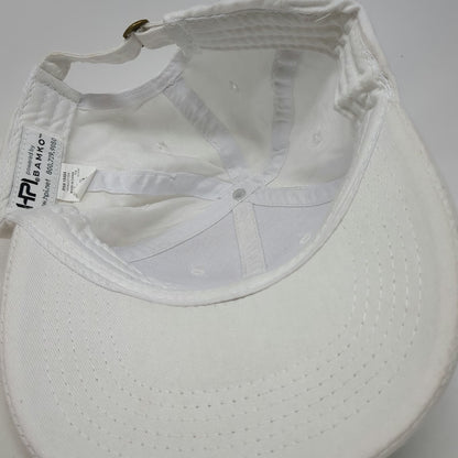 Costco Wholesale Logo Baseball Cap White One Size Slideback Embroidered Hat