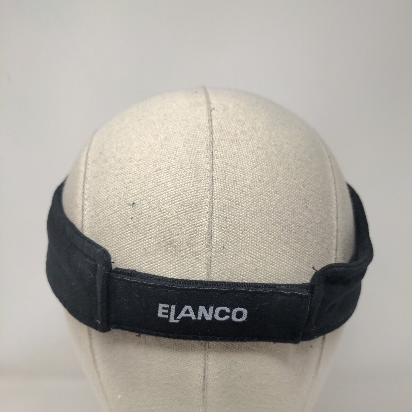 Elanco Strapback Visor Hat Multi OSFA Adjustable Embroidered Colorblock