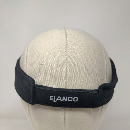 Elanco Strapback Visor Hat Multi OSFA Adjustable Embroidered Colorblock