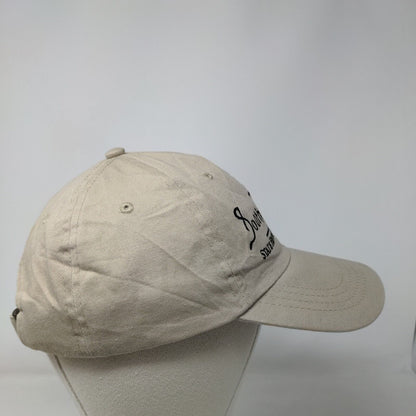 South Pass City Slideback Hat Tan OSFA Embroidered Adjustable 6 Panel