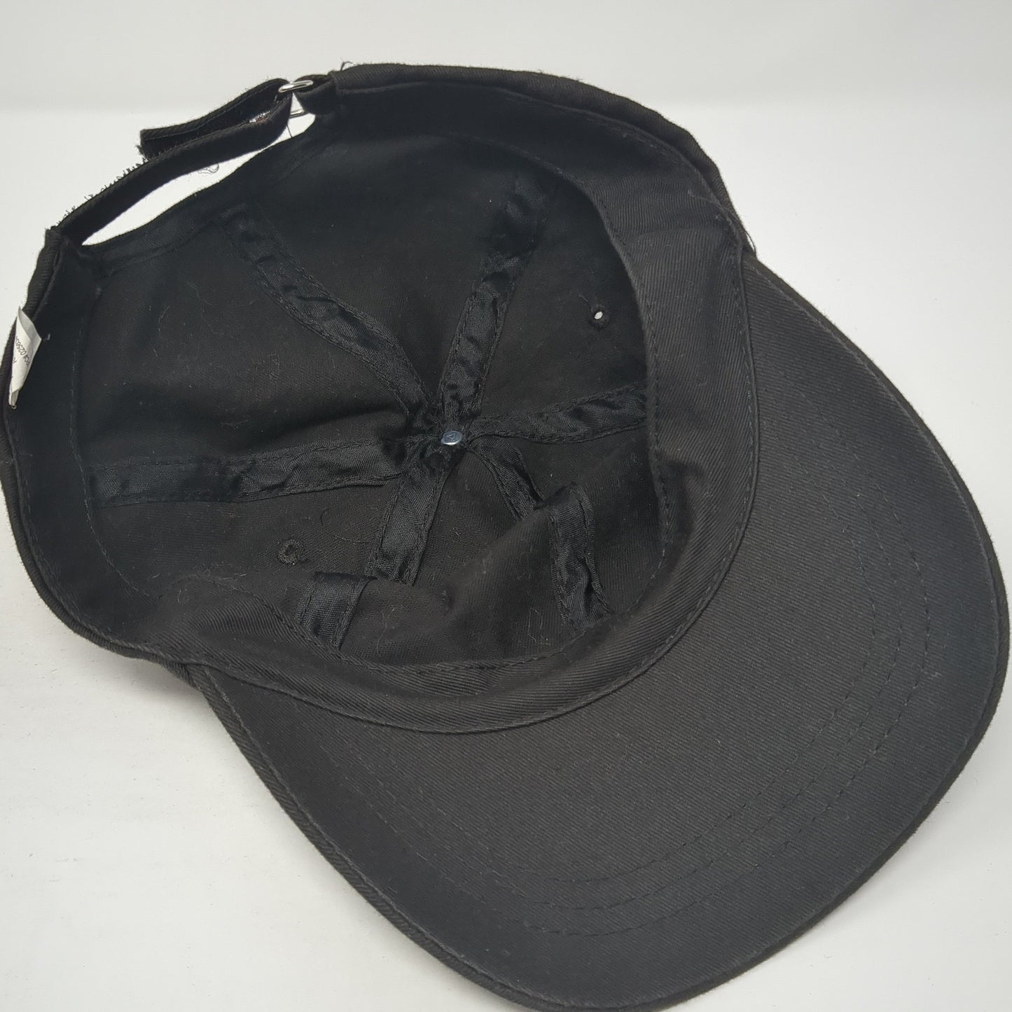 Unbranded Strapback Hat Solid Black One Size Solid Outdoor Adjustable