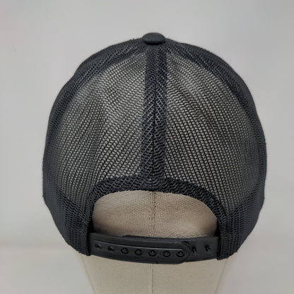 Pebble Beach Patch Snapback Mesh Back Trucker Hat Black One Size