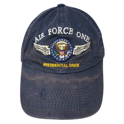 Air Force One Presidential Crew Slideback Hat Blue One Size Adjustable
