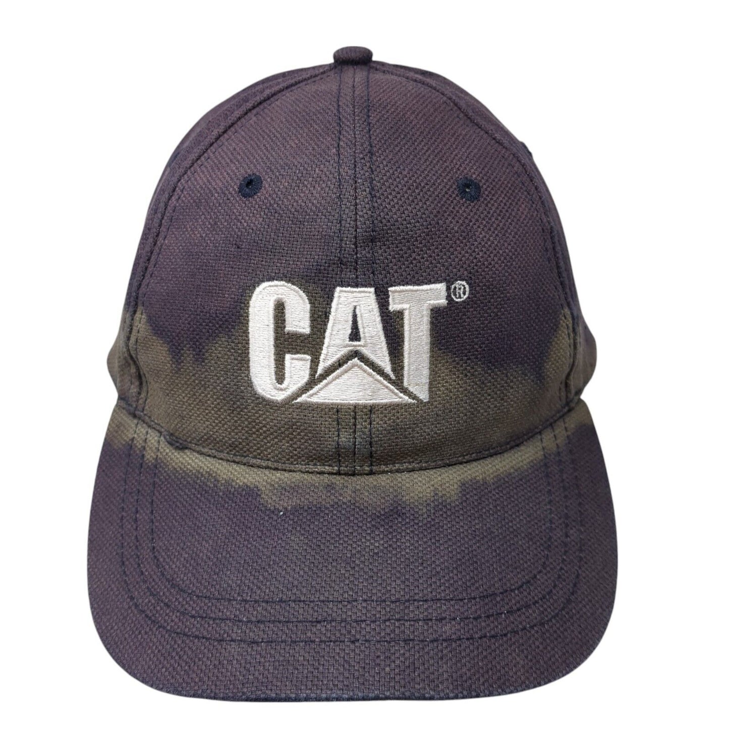 CAT Slideback Hat Blue One Size Adjustable Embroidered 6 Panel Outdoor