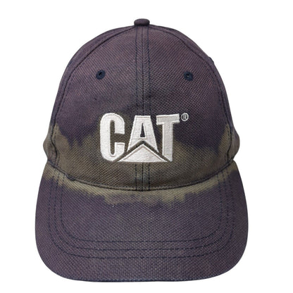 CAT Slideback Hat Blue One Size Adjustable Embroidered 6 Panel Outdoor