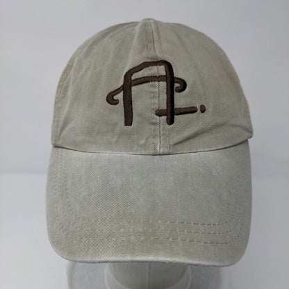Cigar Aficionado Slideback Hat Tan OSFA Embroidered Leather Strap