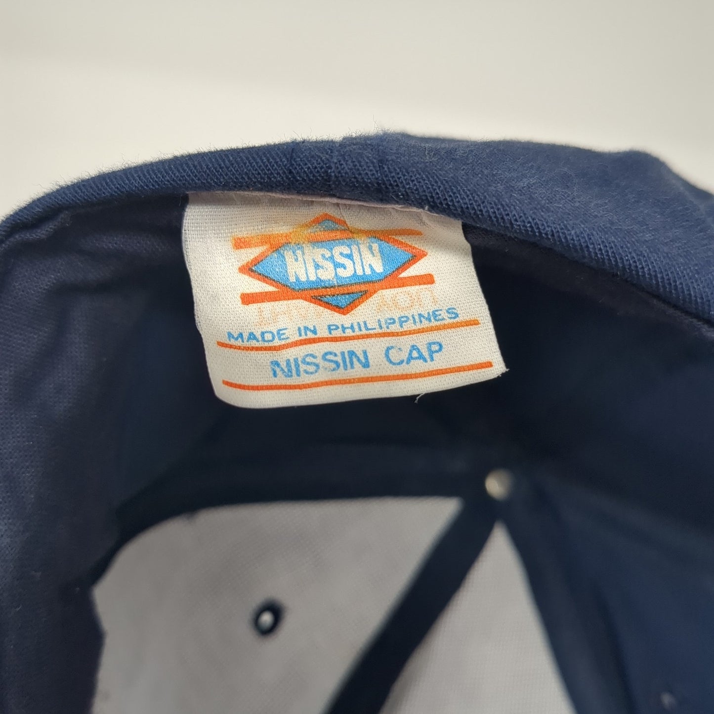 Ice House Snapback Hat Blue One Size Adjustable Embroidered 6 Panel Nissin