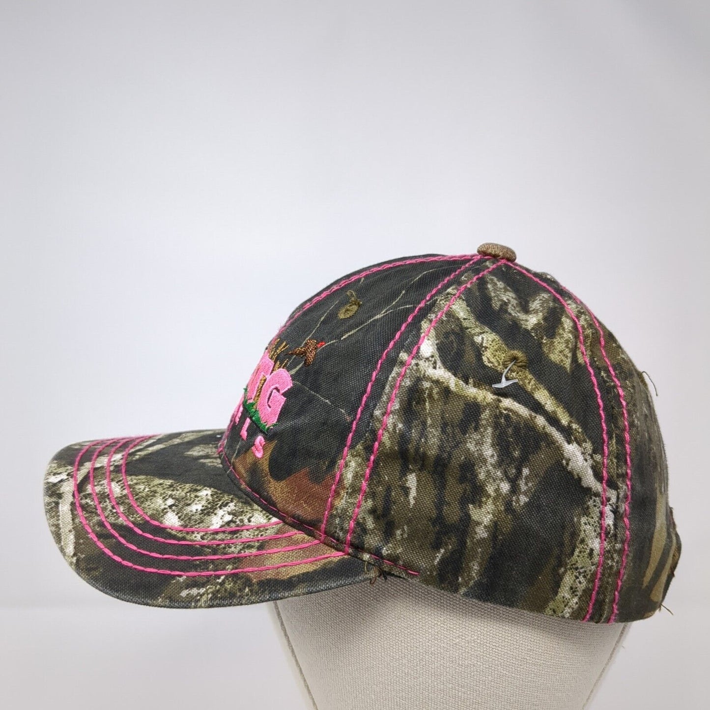 STG Kennels Womens Slideback Hat Camouflage OS Adjustable Ladies Fit Outdoor Cap