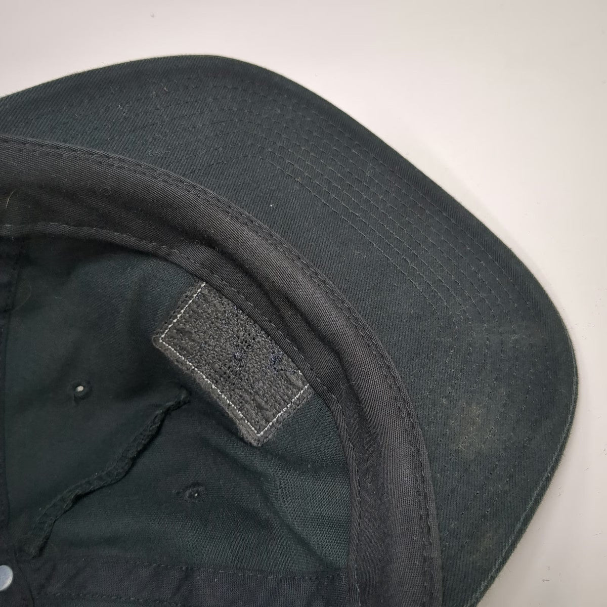 Braille Skateboarding 5 Panel Black One Size Hat Leather Strapback Flat Brim