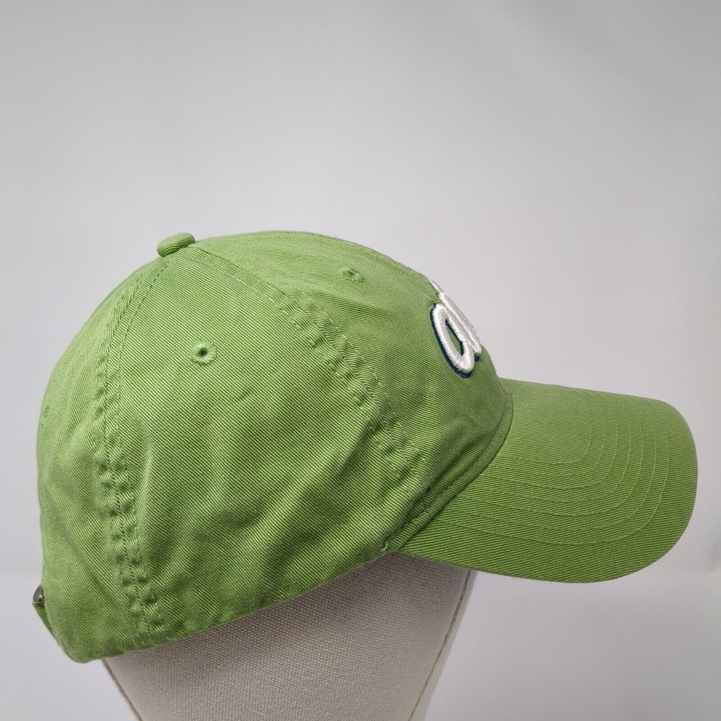 Aero 87 Slideback Hat Green One Size Adjustable Embroidered 6 Panel