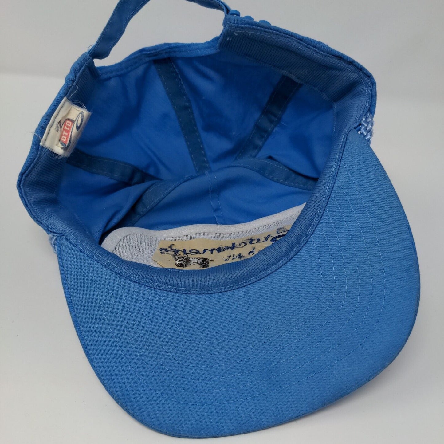 Stockmen's Elco Nv Slideback Hat Blue OSFA Adjustable Embroidered Rope Otto