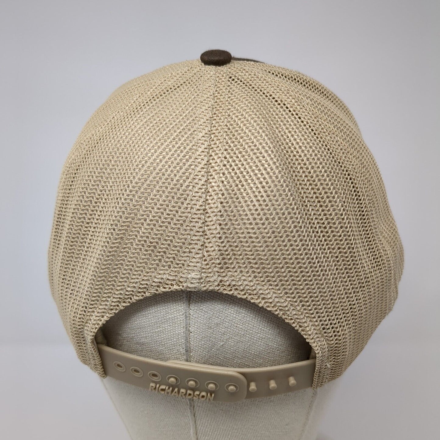 Soft Dig Est. 1987 Build Confidently Trucker Hat Brown OS Adjustable Richardson