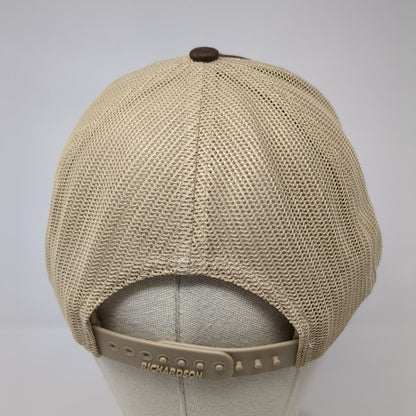 Soft Dig Est. 1987 Build Confidently Trucker Hat Brown OS Adjustable Richardson