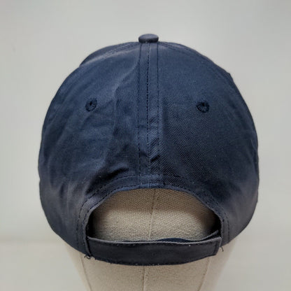 Coast Bank Strapback Hat Blue One Size Adjustable Embroidered 6 Panel Toppers