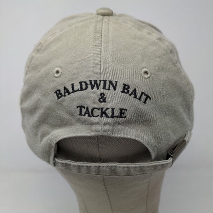 Baldwin Bait & Tackle Men's Slideback Hat Green Embroidered Pere Marquette River