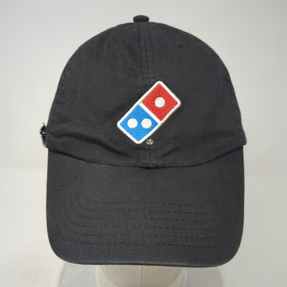 Domino's Gear Strapback Hat Black One Size Embroidered Logo Crew Uniform