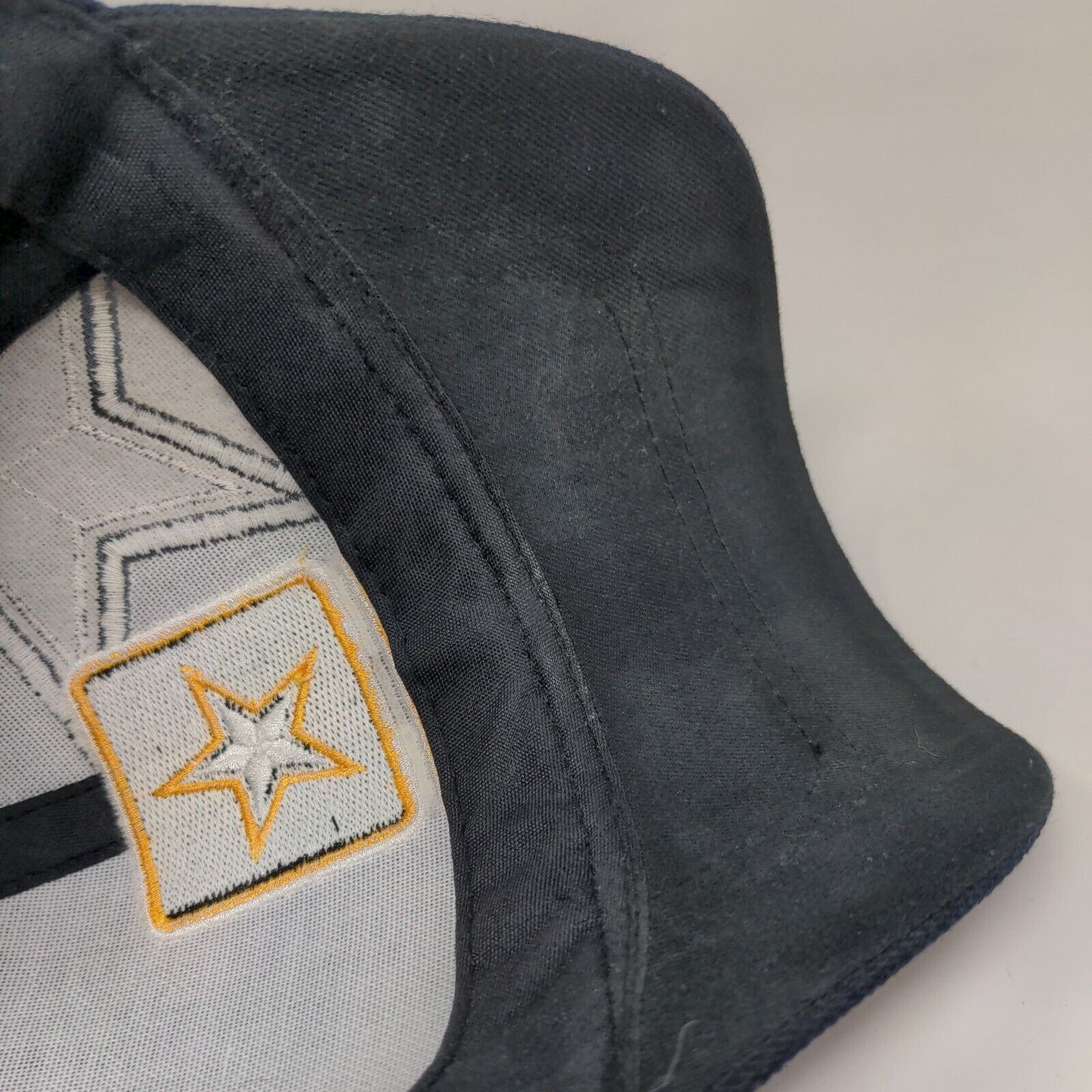 US Army Strapback Hat Blue OSFA Embroidered Adjustable 6 Panel Santo Cap